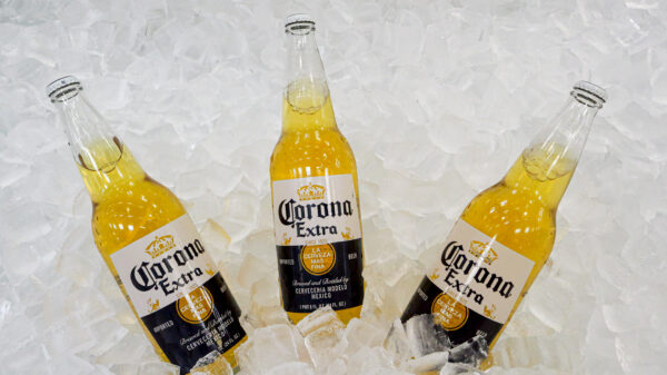 Corona Beer in Ice